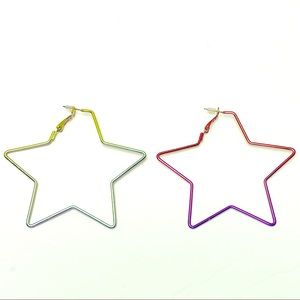 Ombré Star Shape Earrings